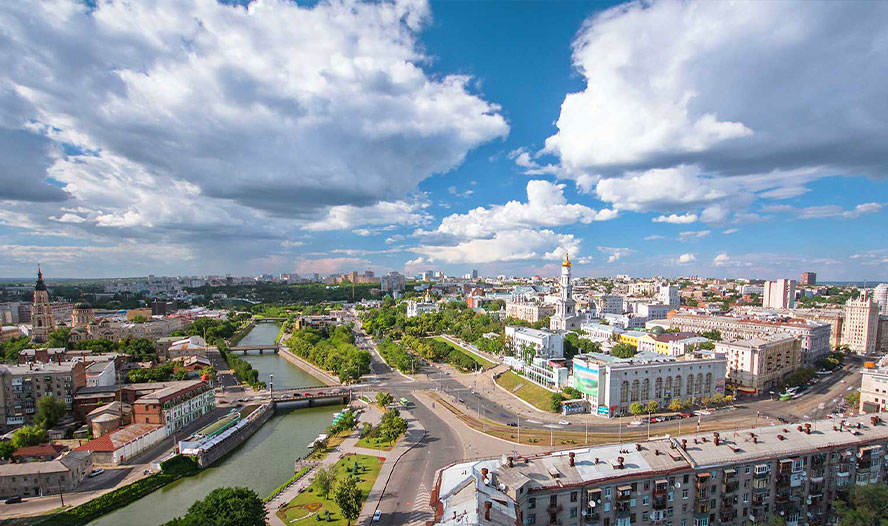 Kharkiv is the capital of the Ukrainian Soviet Socialist
              Republic